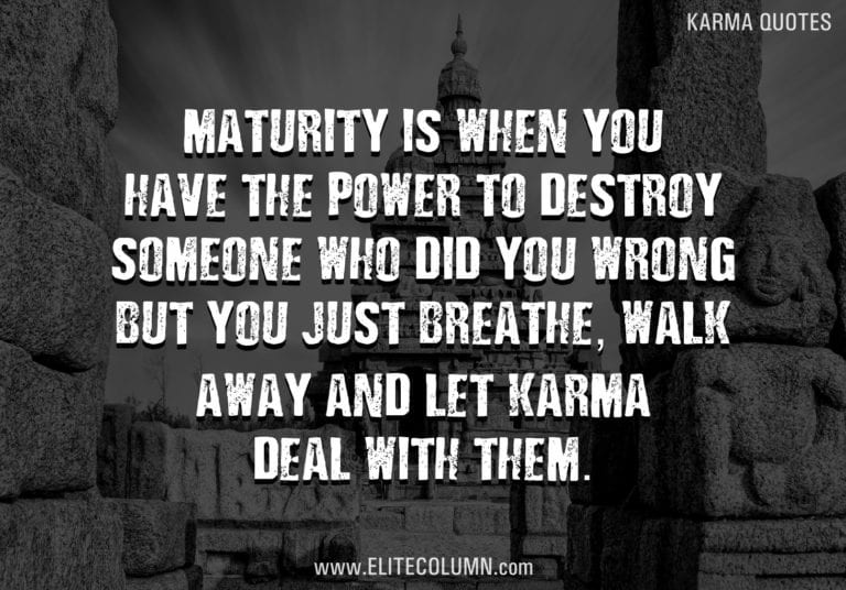 12 Karma Quotes So Relevant To 21st Century Life | EliteColumn