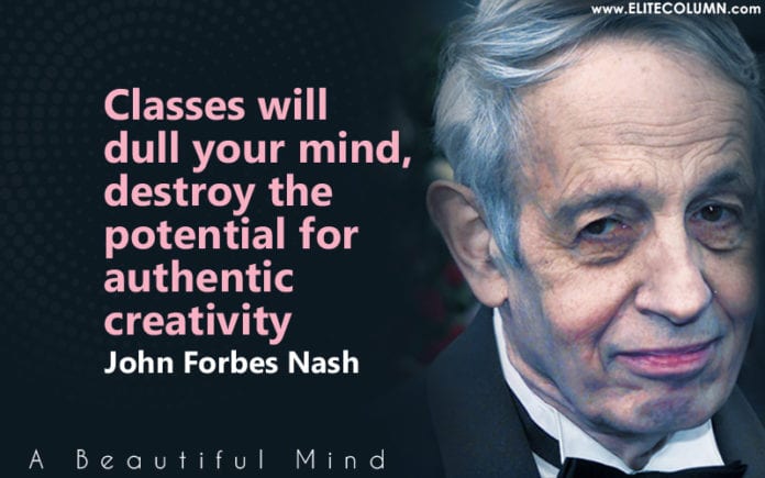 19 John Nash Quotes That Will Inspire You (2021) | EliteColumn