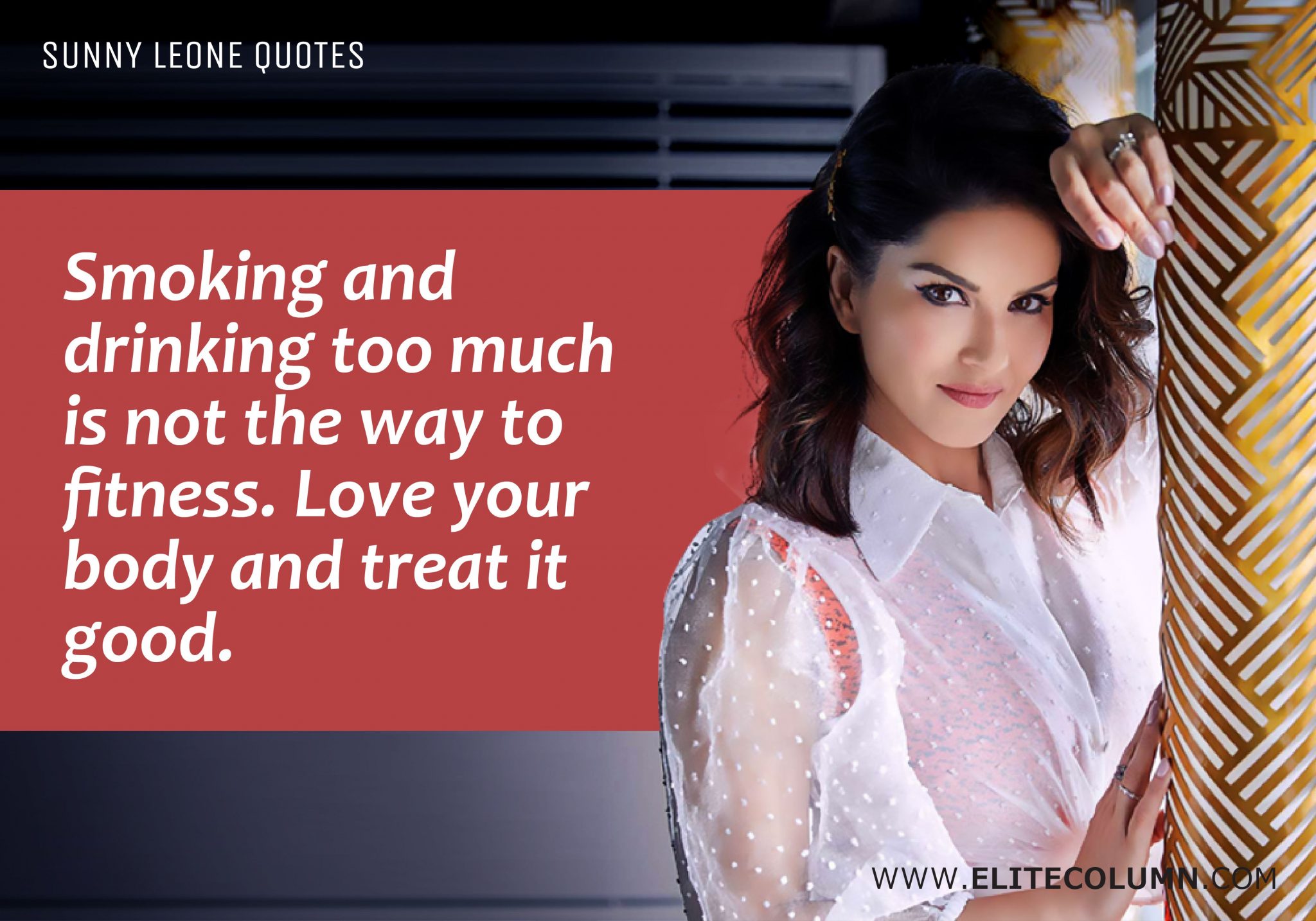 10 Fascinating Quotes by Karenjit Kaur aka Sunny Leone | EliteColumn