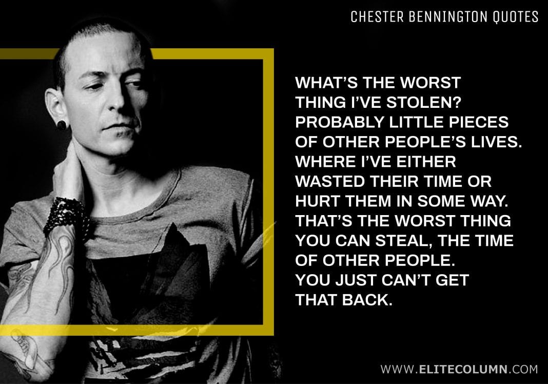 6 Chester Bennington Quotes That Will Inspire You (2023) | EliteColumn