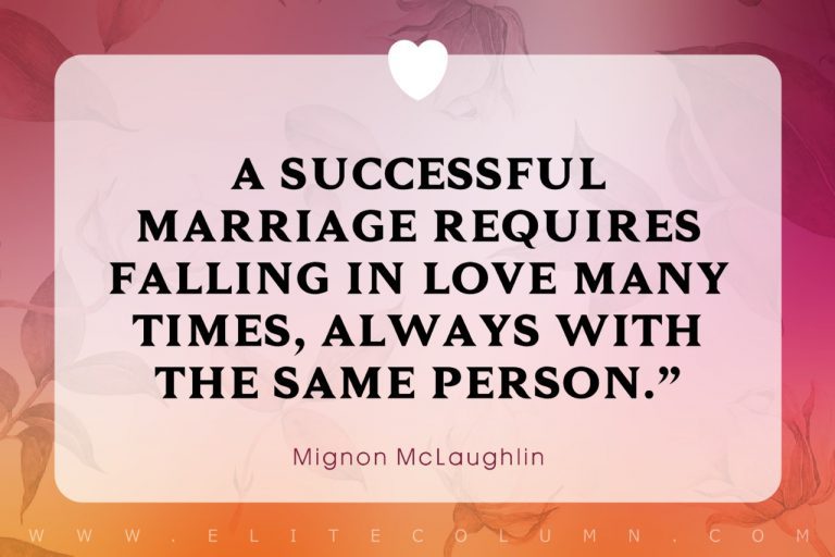 59 Marriage Quotes That Will Inspire You (2022) | EliteColumn