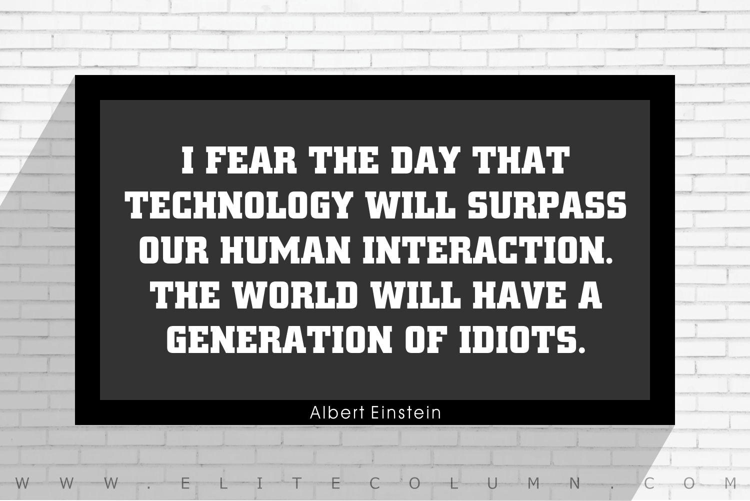 albert einstein quotes about technology
