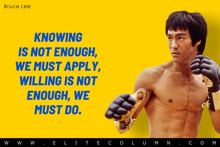 35 Bruce Lee Quotes That Will Motivate You (2023) | EliteColumn