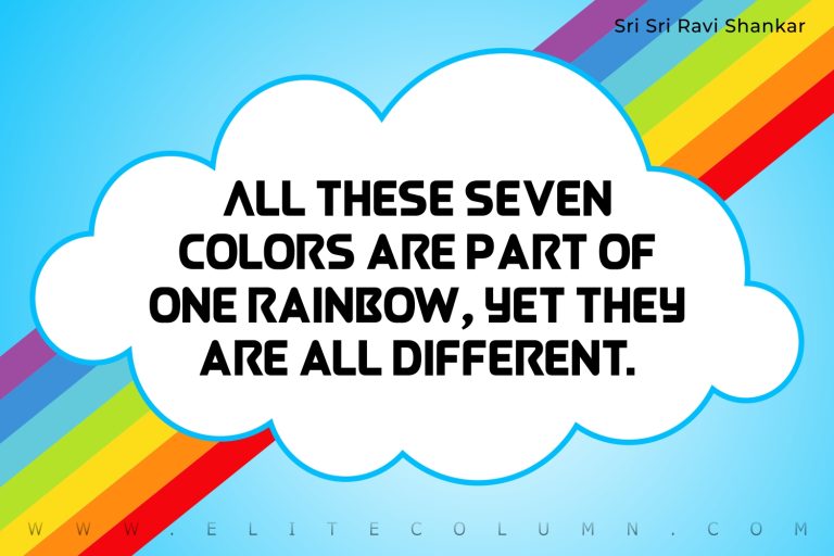 50 Rainbow Quotes That Will Make Your Life Colourful (2023) | EliteColumn