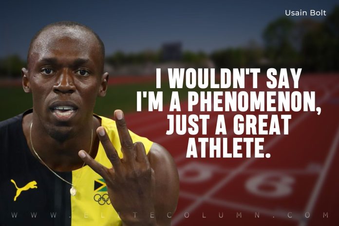 50 Usain Bolt Quotes That Will Motivate You (2023) | EliteColumn