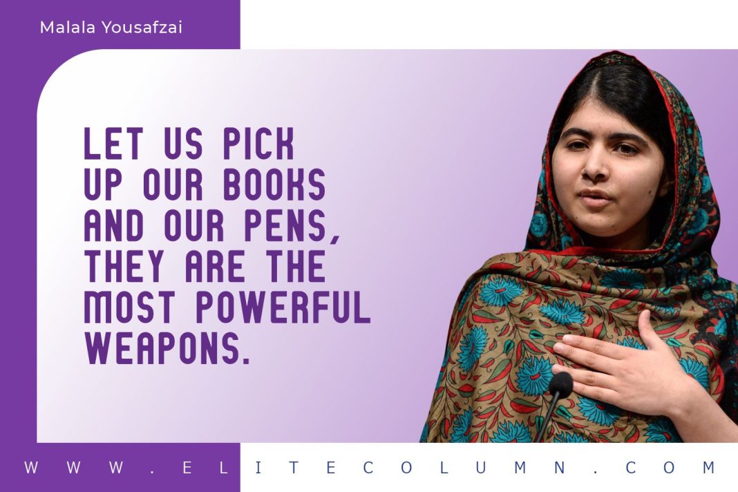 20 Malala Yousafzai Quotes That Will Motivate You (2023) | EliteColumn