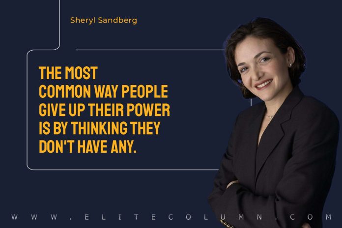 45 Sheryl Sandberg Quotes That Will Motivate You (2023) | EliteColumn