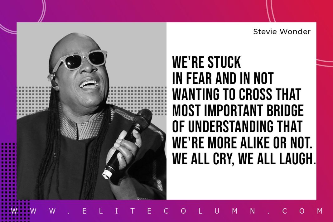 35 Stevie Wonder Quotes That Will Motivate You (2024) | EliteColumn