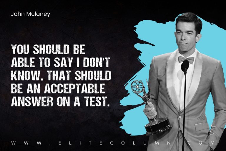 30 John Mulaney Quotes To Motivate You (2024) | EliteColumn